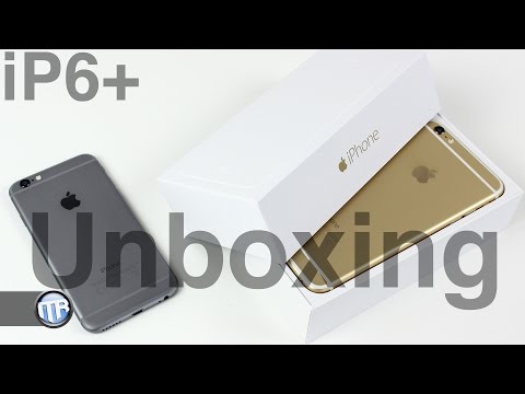 Unboxing: Apple iPhone 6 Plus (+) (16gb, gold), erster Eindruck und Größenvergleich
