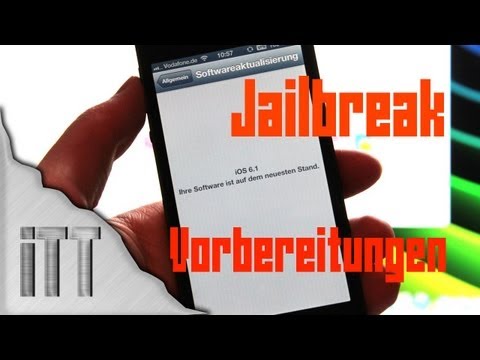 iOS 6 Jailbreak WICHTIGE VORBEREITUNGEN!