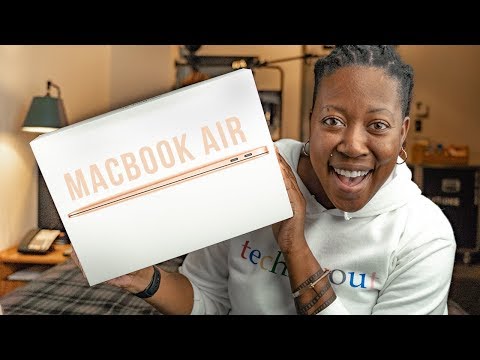 2018 MacBook Air Unboxing - The NEW Gold Edition!