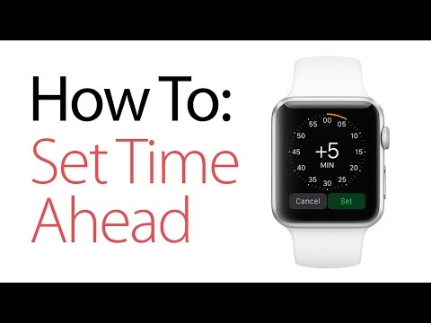 How to Set Your Apple Watch a Few Minutes Fast