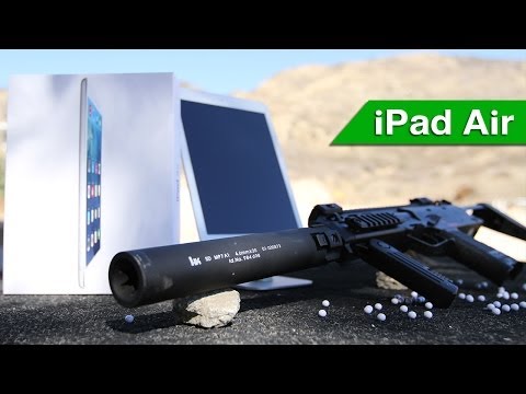 iPad Air vs Airsoft MP7