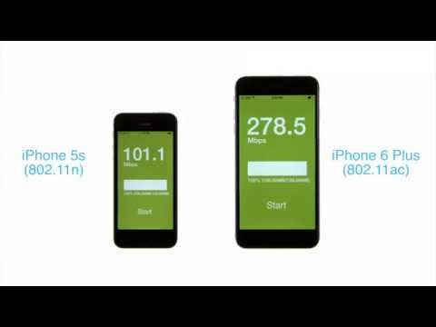 iPhone Wi Fi Speed Test: 802.11ac iPhone 6 Plus vs. 802.11n iPhone 5s