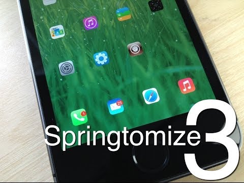 Springtomize 3: the best way to customize iOS 7