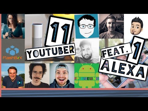 11 Youtuber - 1 Challenge 🎬 &quot;Don't call her Alexa!&quot; +Outtakes! | Spaß mit Amazon Alexa