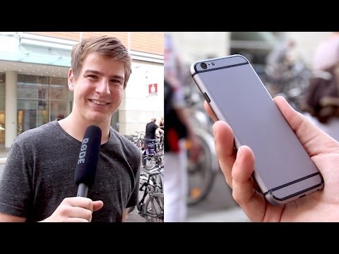Reaktionen zum iPhone 6 Dummy! (Straßenumfrage) - felixba