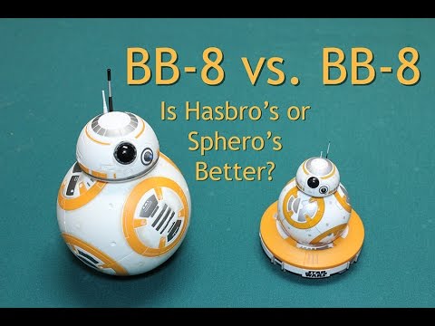 Comparison Review Both Star Wars BB8 Droids (BB-8, BB 8) Sphero and Hasbro Target - Timmy's Toy Box