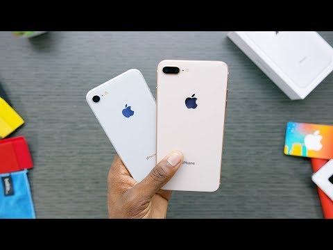 iPhone 8 Unboxing: Silver vs Gold!