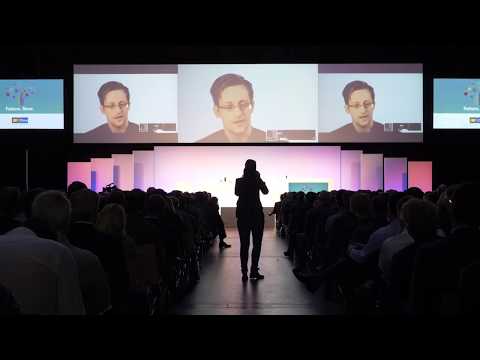 Edward Snowden spricht auf der JBFOne 2017