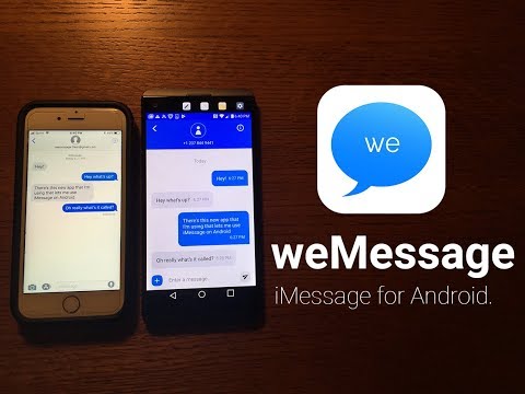 weMessage - iMessage For Android