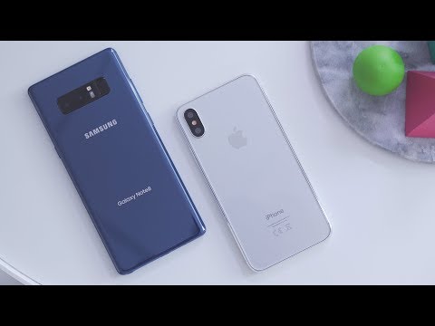 Samsung Galaxy Note 8 vs iPhone 8!