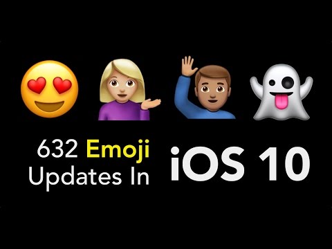 632 Emoji Updates in iOS 10