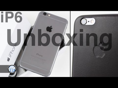 Unboxing: Apple iPhone 6 (64gb, spacegrau) und Apple Leather Case (Black)