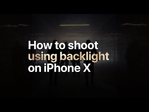 iPhone X — How to shoot using backlight — Apple