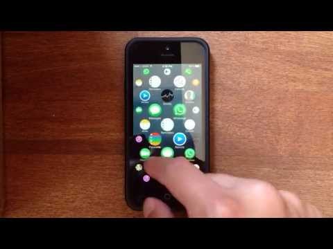 Apple Watch to iPhone home screen prototype