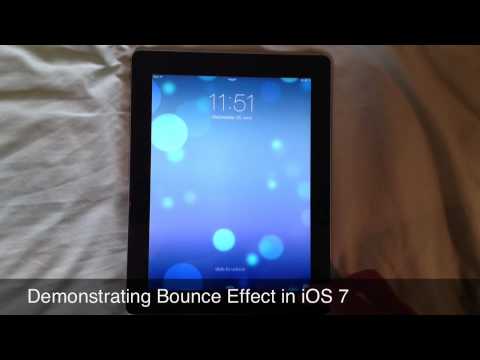 iOS 7 Camera Bounce Effect
