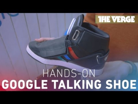 Google makes a talking shoe