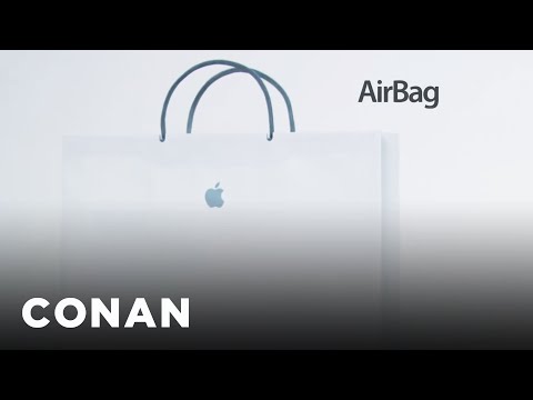 Introducing The New Apple AirBag | CONAN on TBS