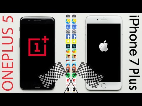 OnePlus 5 vs. iPhone 7 Plus Speed Test