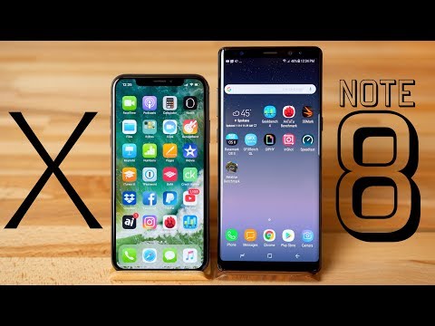 iPhone X vs Galaxy Note 8 Benchmark Comparison