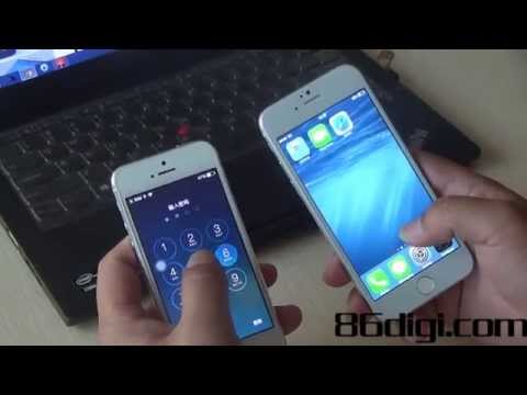 iPhone6 VS iPhone5s The world's first cloned version of iPhone 6 hands on