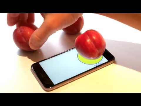 Weighing Plums on an iPhone