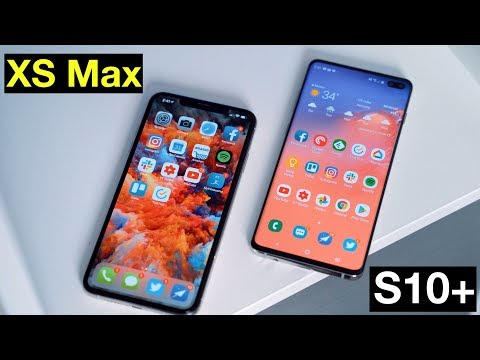Samsung Galaxy S10+ vs iPhone XS Max
