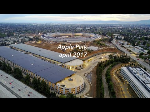 Apple Park (Apple Campus 2) - April 2017 update 4K