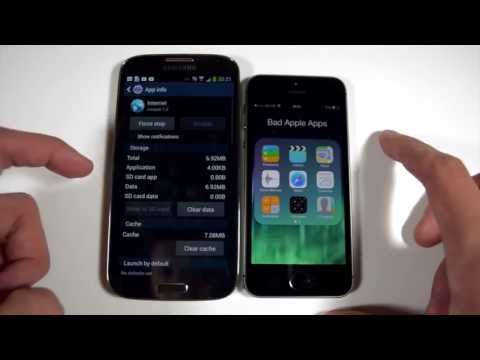iPhone 5S vs Galaxy S4 - Web Browser Speed Test
