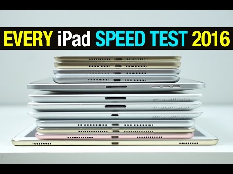 Every iPad Speed Test Comparison 2016!