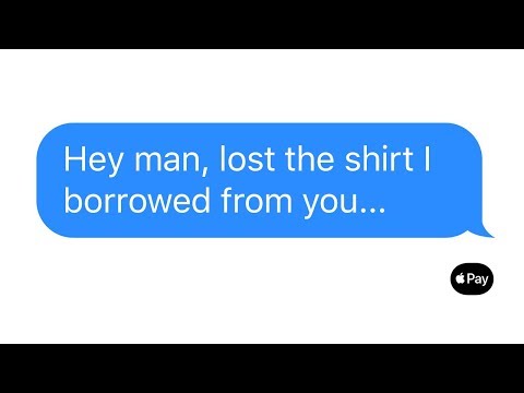 Apple Pay — Just text them the money — Lost Shirt