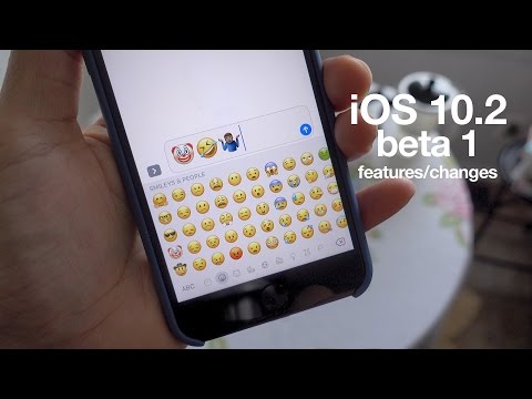 iOS 10.2 beta 1 features / changes!