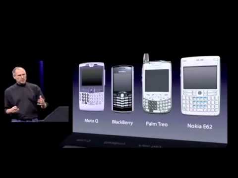 Steve Jobs announcing the first iPhone in 2007