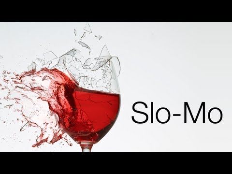 Wine Glass Meets iPhone 5s Slo-Mo Test - Slow Motion Camera Demo