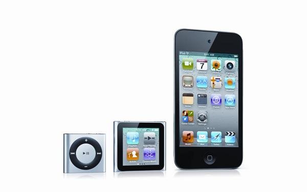 Apple Special Event Ipod Touch 4 Mit Ios 4 1 Facetime Ipod Nano 6g Ipod Shuffle