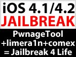 Pwnagetool + limera1n + comex = untethered iOS Jailbreak für iPhone 4, iPod touch 4G, iPad