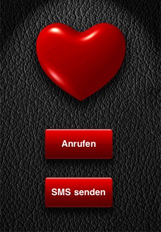 Call Schatzi iPhone App für Verliebte