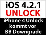 iPhone 4 Unlock vor Baseband Downgrade für iPhone 3GS / 3G