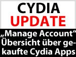 Manage Account in Cydia bringt Verwaltung für gekaufte Jailbreak Apps, Themes & Tweaks