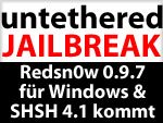 Download Redsn0w 0.9.7 für Windows kommt - untethered Jailbreak Monte mit iOS 4.1