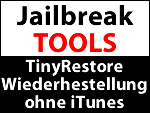 TinyRestore: iPhone Wiederherstellung / Restore ohne iTunes