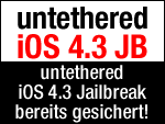 iOS 4.3 untethered Jailbreak sicher