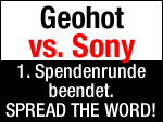 Geohot vs. Sony: 1. Spendenrunde beendet - Spread the Word!