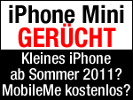 iPhone mini im Sommer 2011 mit kostenlosem MobileMe ?
