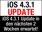 iOS 4.3.1 Update in 2 Wochen - ACHTUNG: NEUE Basebands für iPhone 3GS & iPad 1