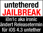 iOS 4.3 untethered Jailbreak von i0n1c dauert noch!