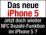Apple iPhone 5 doch mit NFC Bezahl-Funktion?