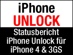 Statusbericht iPhone Unlock: Unlock für iPhone 4 & iPhone 3GS weit entfernt?