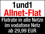 1und1 Allnet Flat - Flatrate in alle Netze - auch für iPhone 4 mit vodafone Netlock interessant!