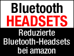 Bluetooth Headsets günstiger bei Amazon!