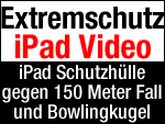 VIDEO: Apple iPad Schutzhülle vs. 150 Meter Fall & Bowlingkugel!